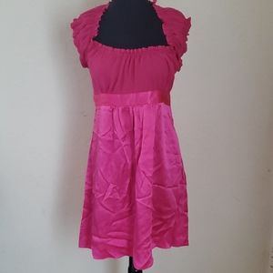 Betsey Johnson gathered neck dress